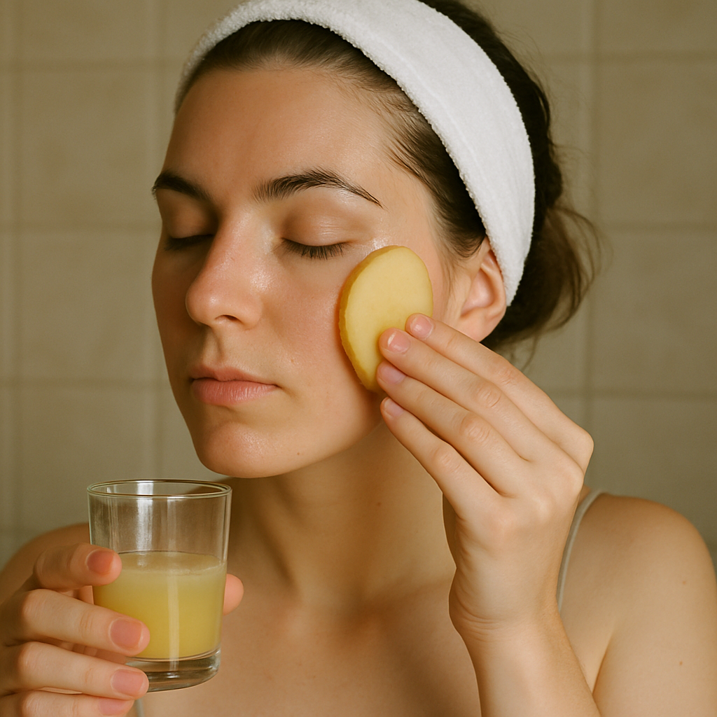 potato juice for face
