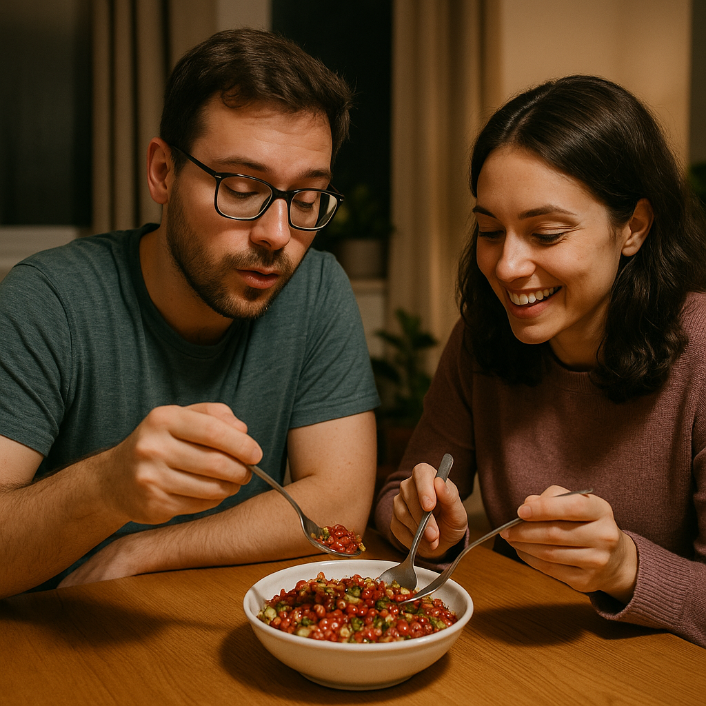 side effects of eating pomegranate at night