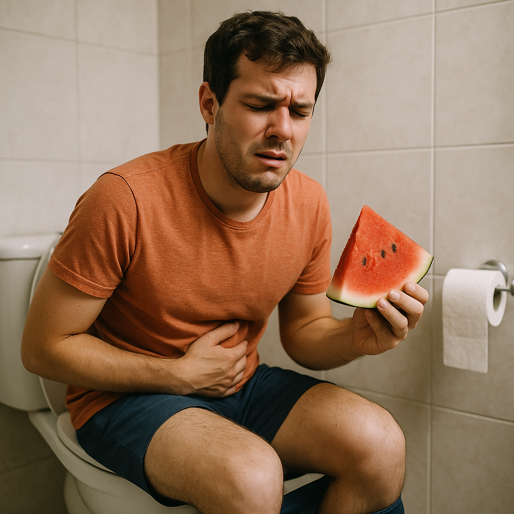 diarrhea after eating watermelon