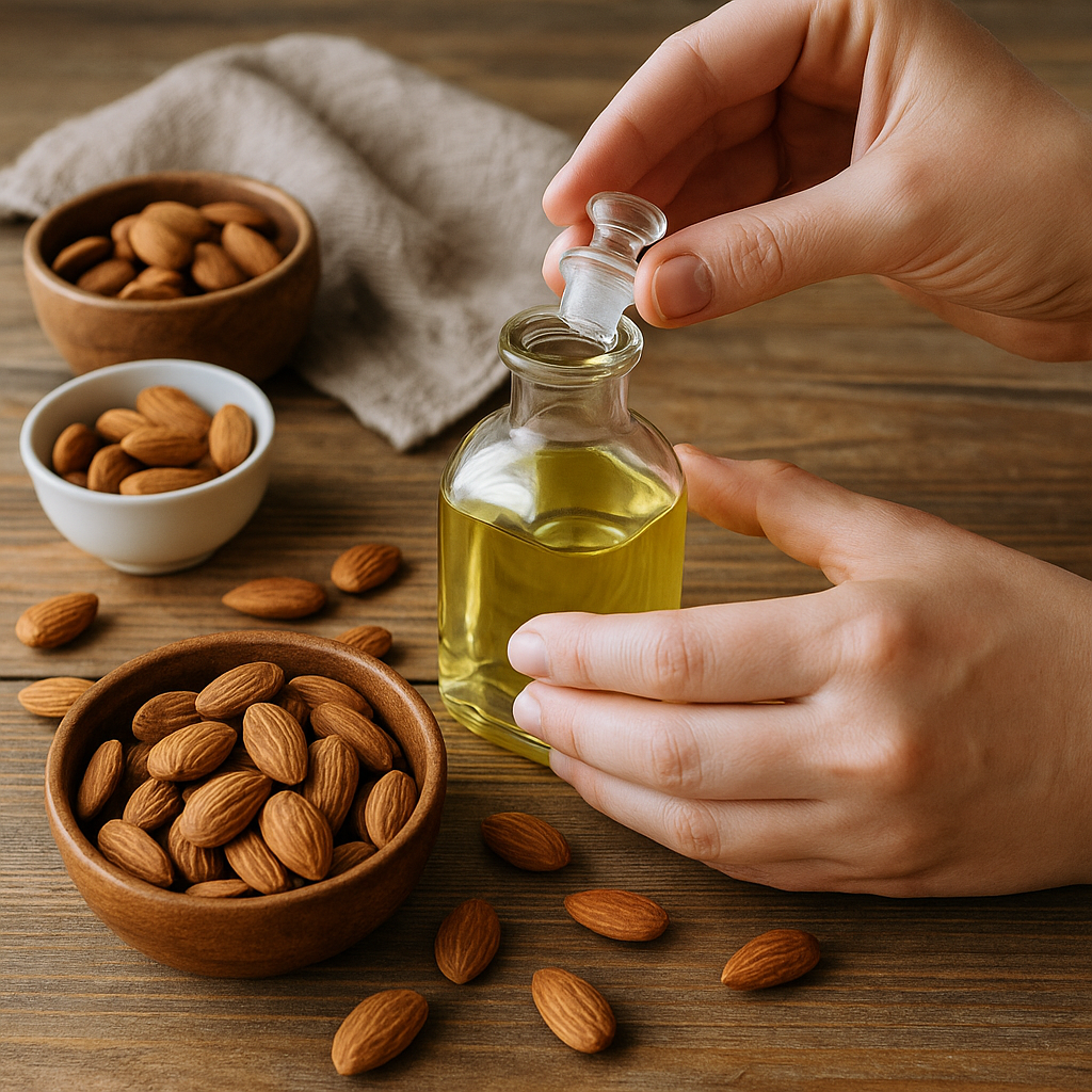 how to make almond oil for skin