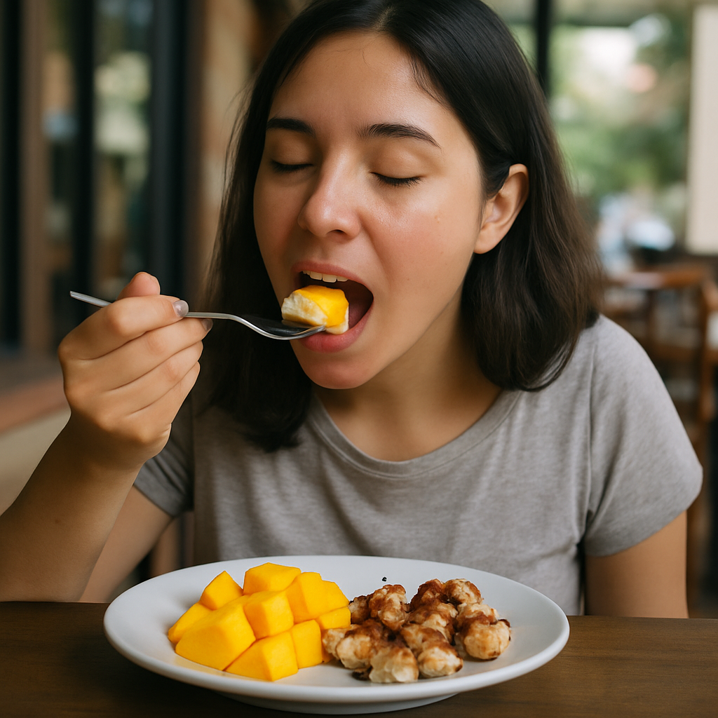 can we eat mango with chicken