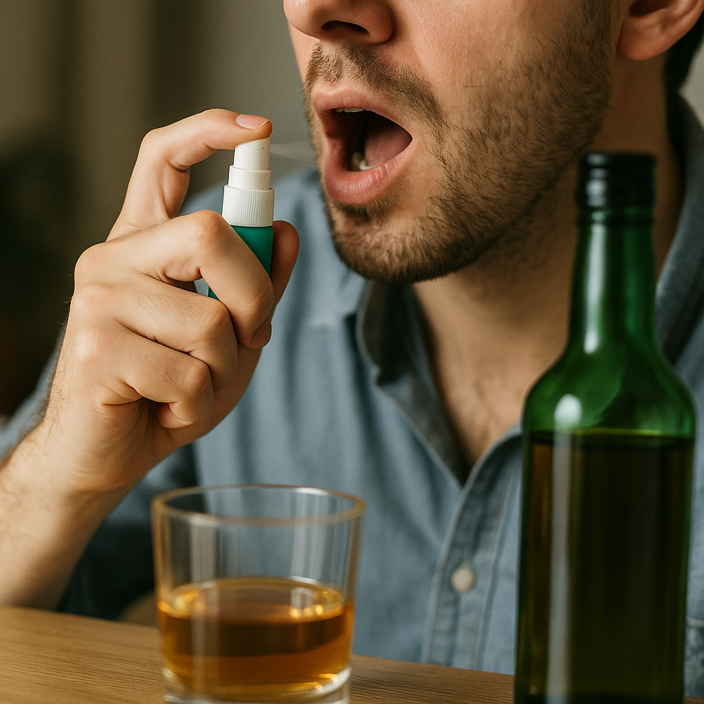 alcohol smell remover from mouth