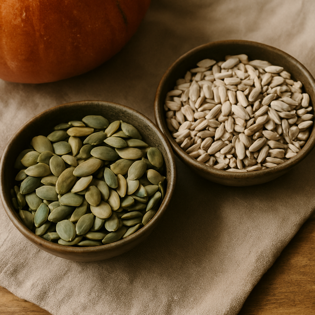 benefits of pumpkin seeds and sunflower seeds