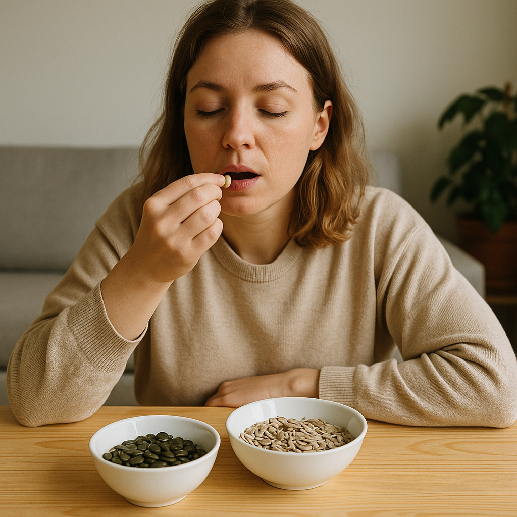 best time to eat sunflower and pumpkin seeds