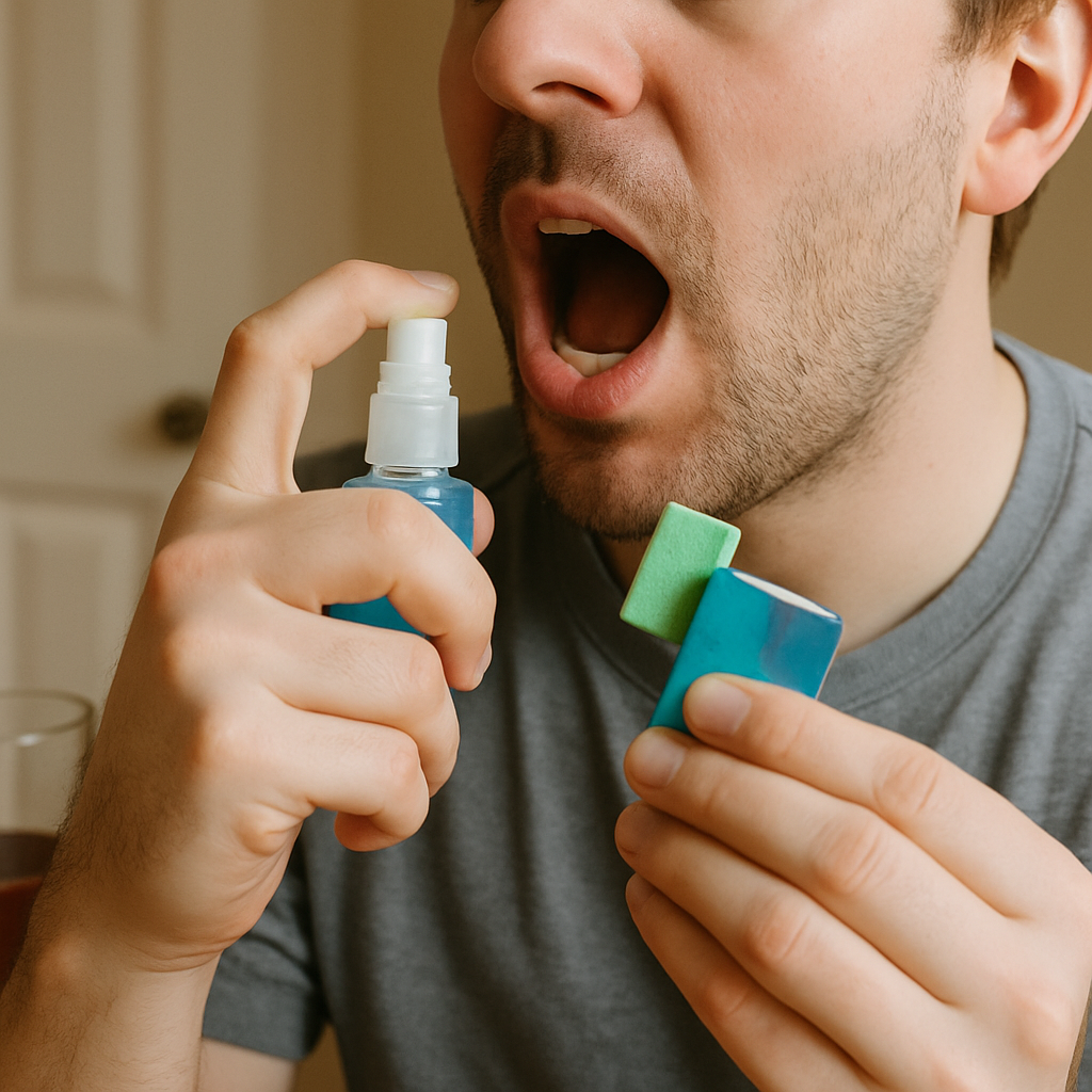 how to remove alcohol smell from mouth
