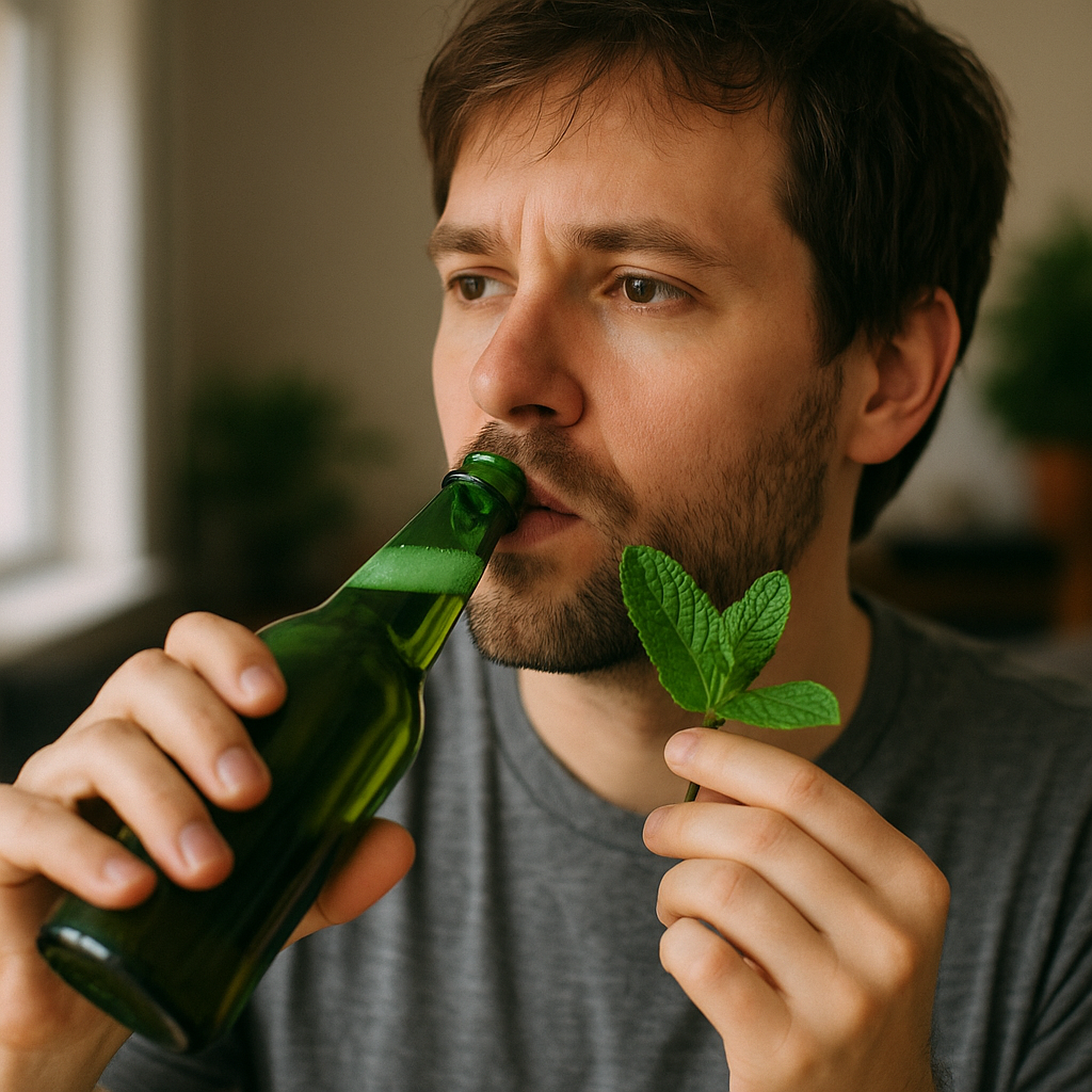 remove alcohol smell from mouth naturally