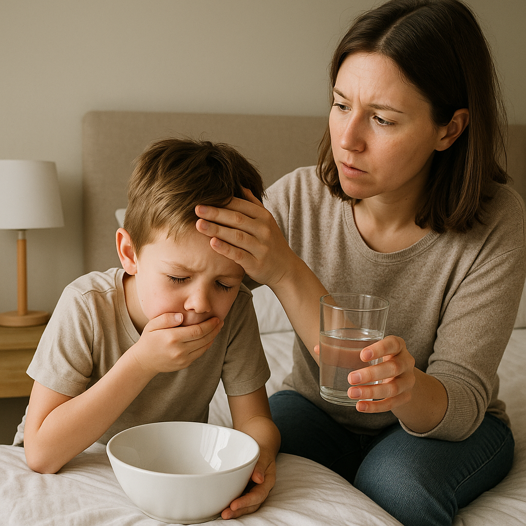 home remedies for vomiting child