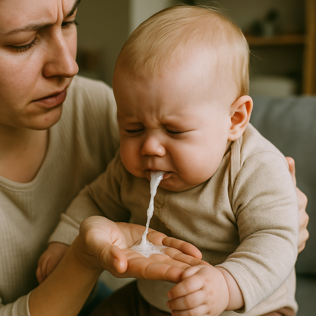 how to stop baby vomiting