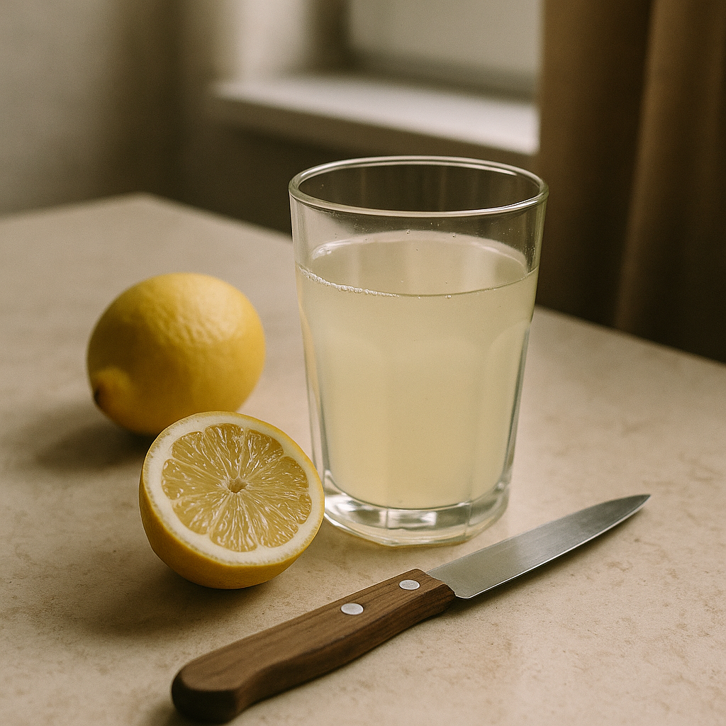 what to drink in the morning to clean your stomach