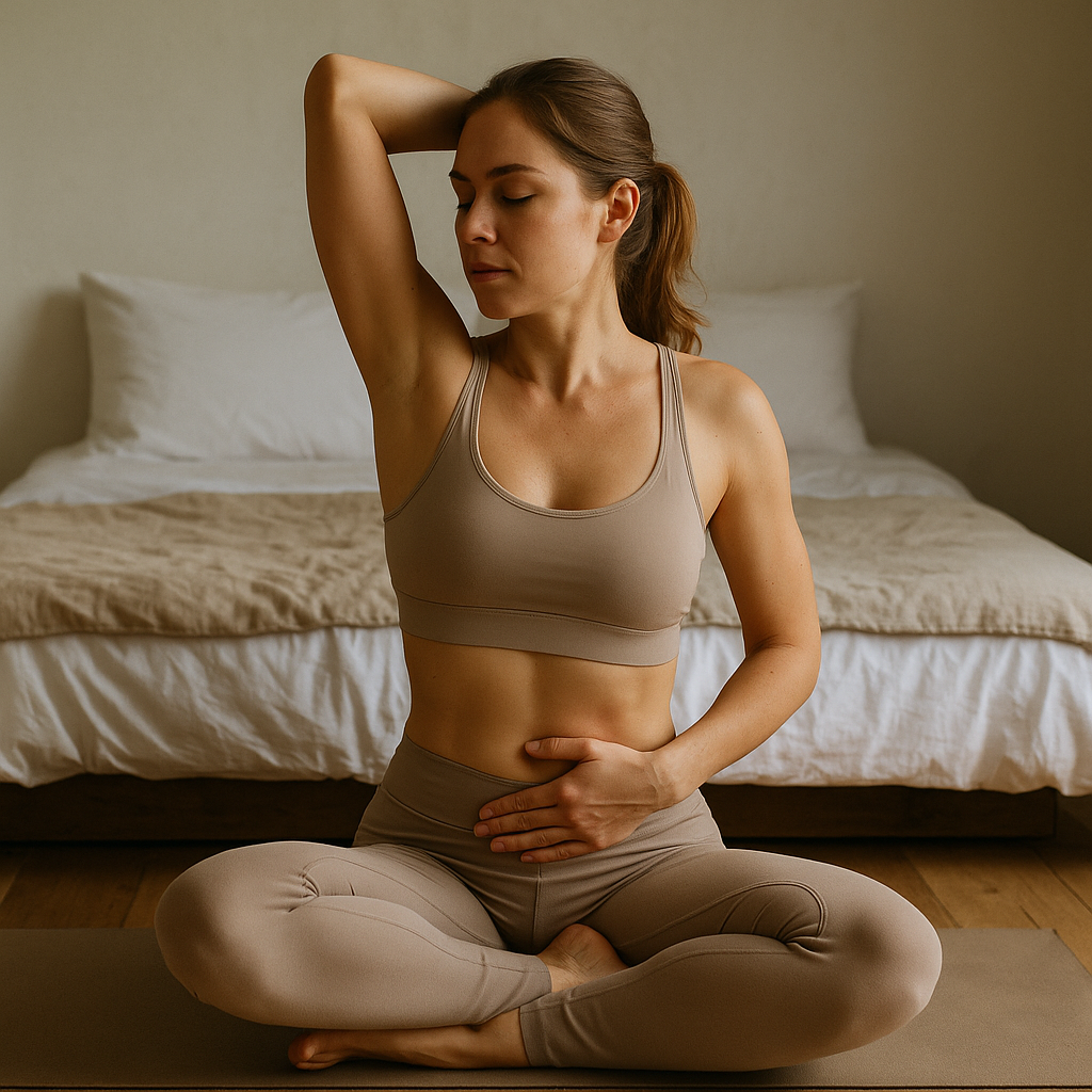 yoga for clean stomach in morning