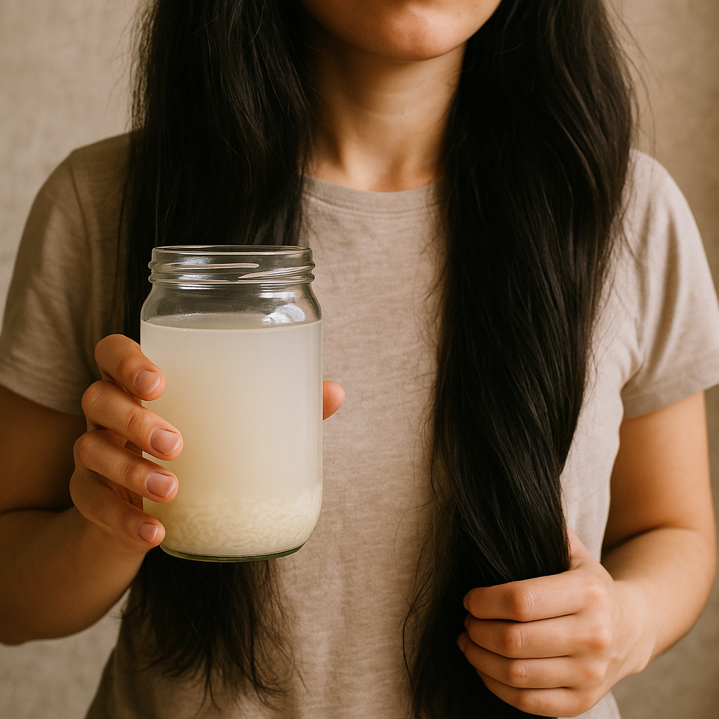 rice water benefits for hair