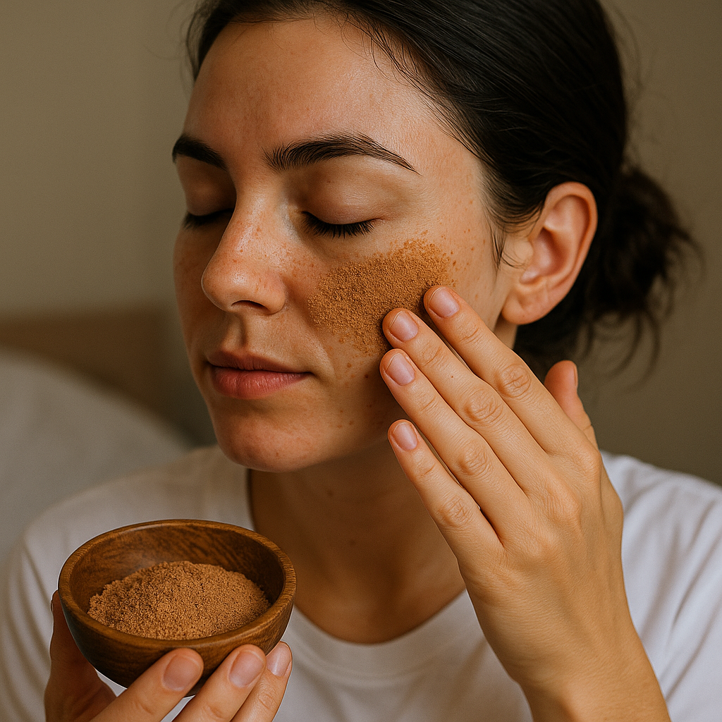 nutmeg powder for skin
