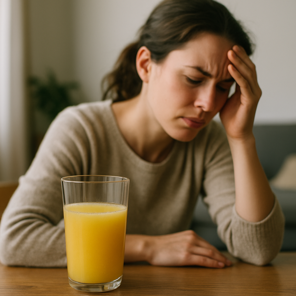 fruit juice for headache