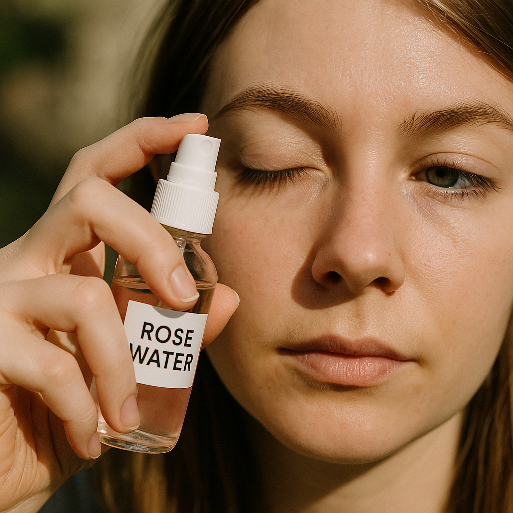 rose water for eyes