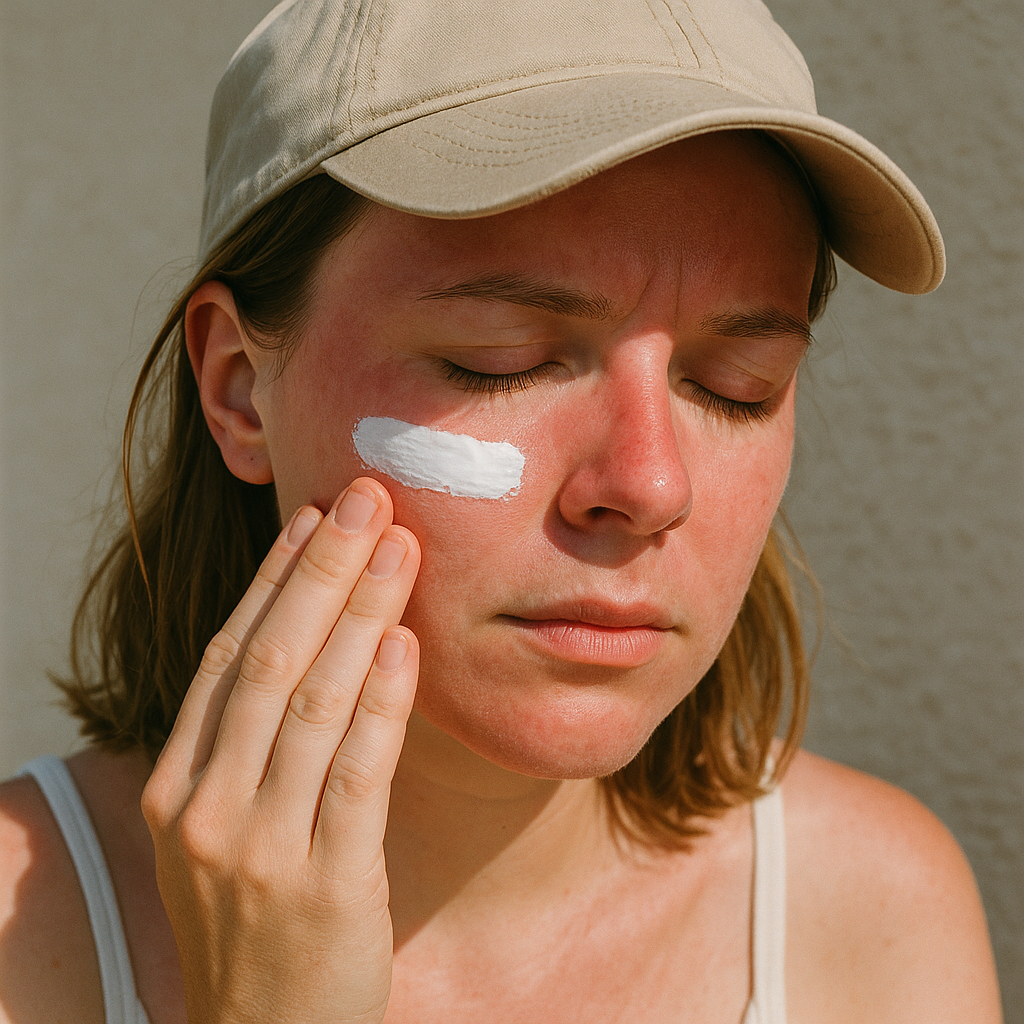 sunburn cream for face