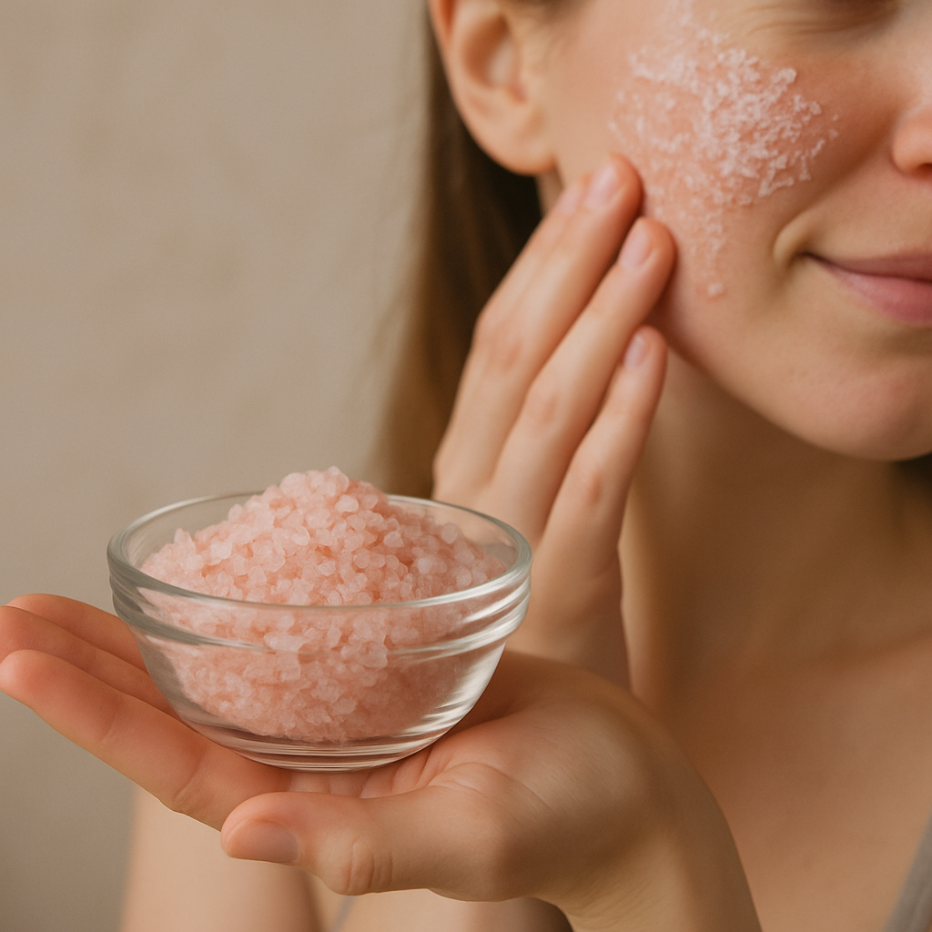 pink salt benefits for skin