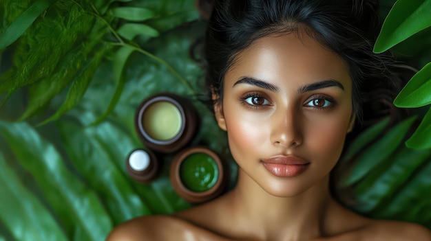 South Asian Woman39s Face in Detail