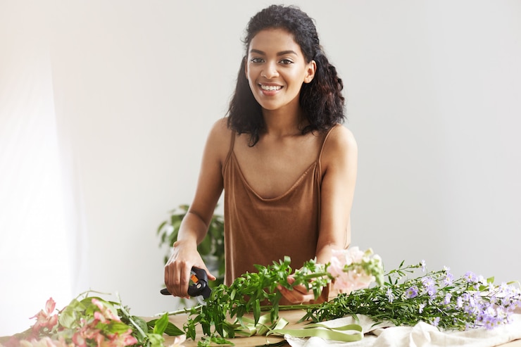 girl with herbs Ayurvedic Beauty Secrets