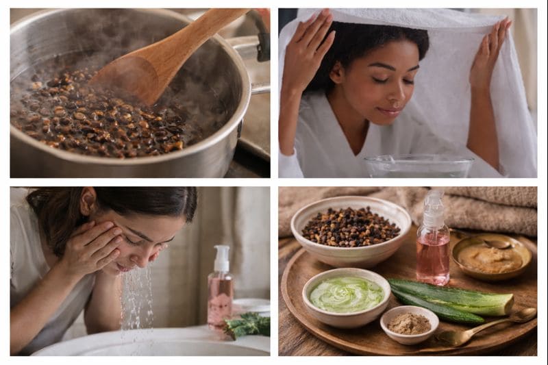 Clove Steam Inhalation for Acne | Ayurvedic Skin Care Guide
